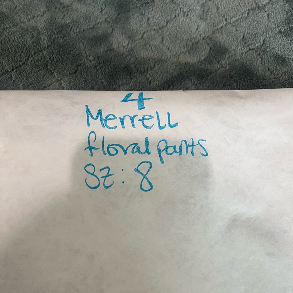 Merrell Floral Print Activewear pants 8 - Picture 8 of 8